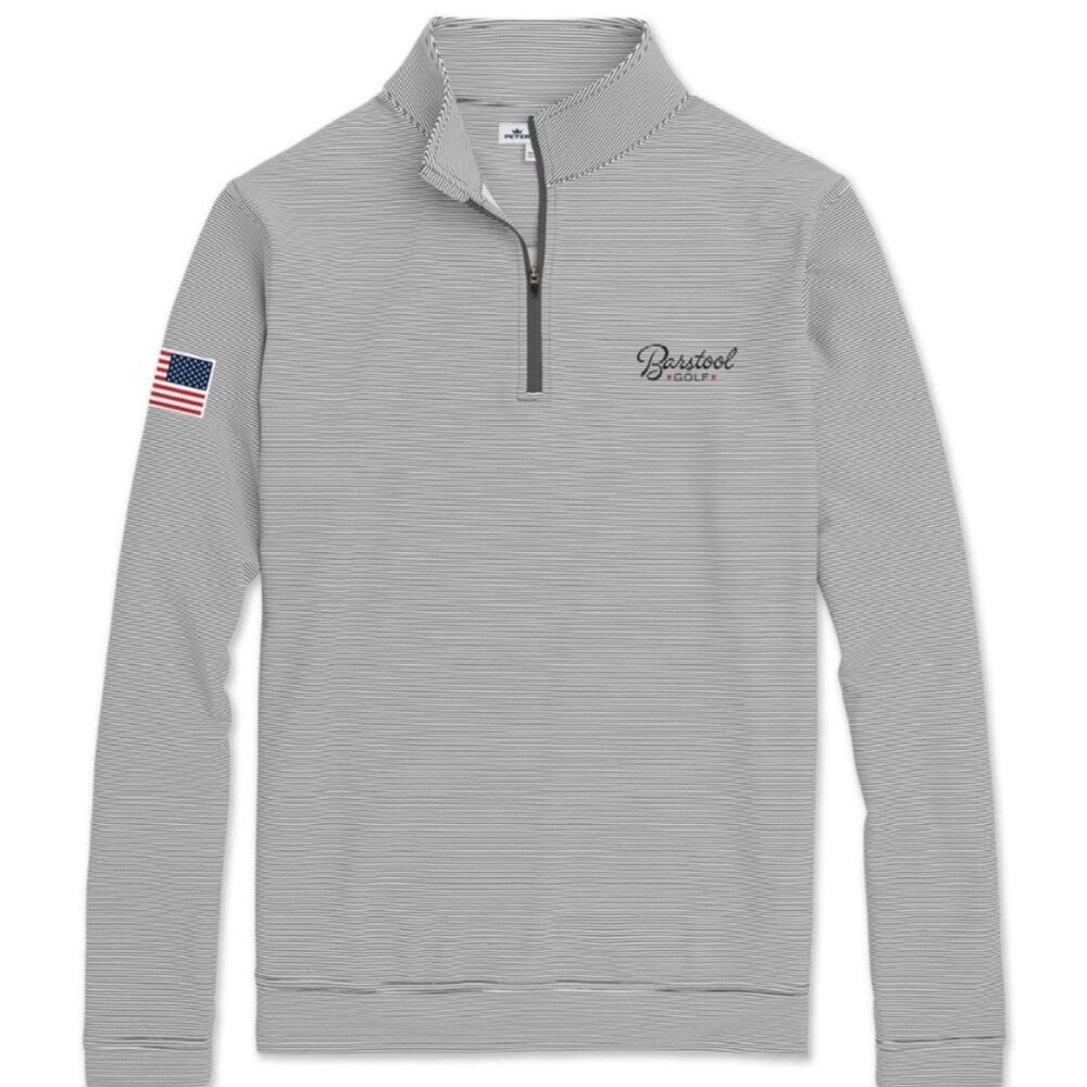 Barstool Golf x Peter Millar Quarter Zip Pullover Men’s Size XXL golf athletic